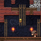 A giant enemy in Spelunky 2